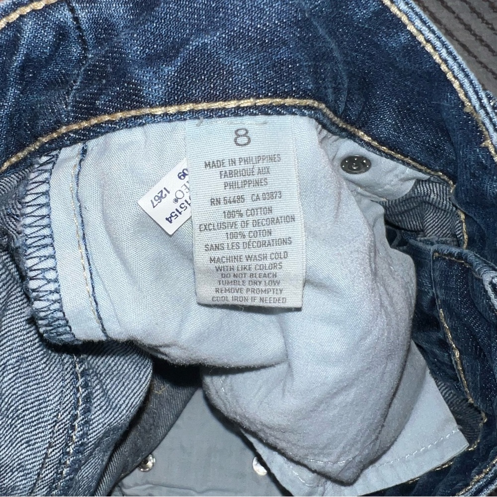 American Eagle Mini Jean Skirt Size 8 - Picture 4 of 9